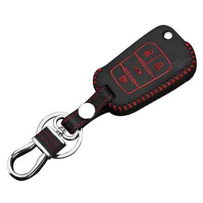 

Huashi Chevrolet Key Bag Hand-stitched Folding Four-button Black Blue Line Kovaz Mai Rui Bao Cruze Love Only Europe Chuangkuo Kepaqile Scenic Key Set