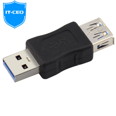 

IT-CEO V7US1 USB3.0 female to female adapter to extend the conversion head A mother to A mother down compatible USB2.0 support hot swap white