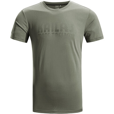 

Kailas (Kailas) round neck T-shirt Slim net taste quick-drying cotton sense of short-sleeved female models green blue S