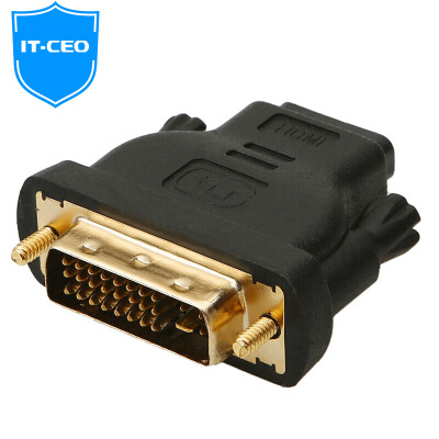 

IT-CEO V7DV-1 DVI (24 + 5) female to HDMI male adapter HDMI to DVI two-way conversion head DVI adapter