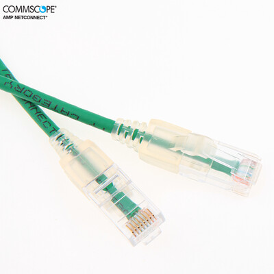 

CommScope 1859880-2 шесть неэкранированных сверхтонких перемычек зеленого цвета 2 метра (оригинальный бренд Amp)