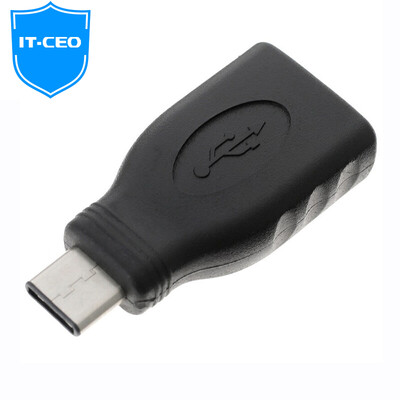 

IT-CEO USB31 Type-C to USB20 female OTG adapter black support Apple MacBook music as millet 4C RO5 mobile phone then U disk mouse&keyboard Y2TYPE-C2