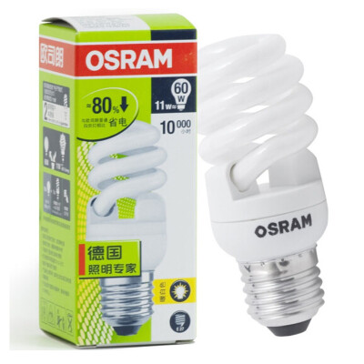 

OSRAM полная спираль энергосберегающие лампы теплый белый E27 8W