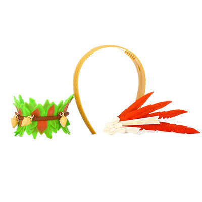 

Disney girls all over the family children's toys ocean odd film with the exquisite children's hair accessories card girl headdress princess dress hair band + bracelet bracelet suit 99561
