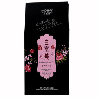 

A Peony Peony Rose Tea White Fumei Fashion Triangle Teabag Ecology Origin Protected Products Meditation Beauty Herbal Tea Black Bagged 30g