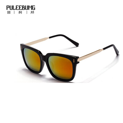 

PuLeeBumG sunglasses men and women couples section of the wave section polarized light tide driving mirror driver mirror outdoor s