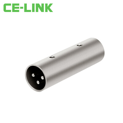 

CE-LINK 2714 разъем для микрофона XLR 3-контактный XLR мужской XLR микрофон аудио голова черный