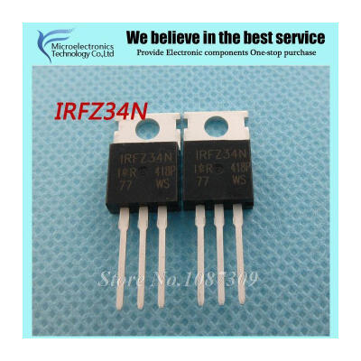 

10pcs free shipping IRFZ34N FZ34 IRFZ34NPBF MOSFET MOSFT 55V 26A 40mOhm 22.7nC TO-220 new original