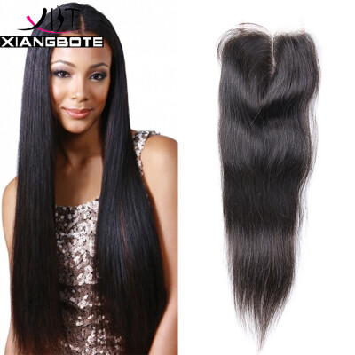 

Brazilian Straight Lace Closure 7A Unprocessed Virgin Hair Free Middle 3 Part Closure 4*4 Brazilian Virgin Hair Lace Closure