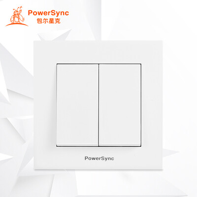 

Бауэр звезда г (PowerSync) ASWSCGS2S9 три отверстия настенный выключатель 86 панели на выходе пять отверстий дверной переключатель единый контроль двойной простой белый