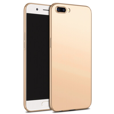 

Excellent OPPO R11 Plus phone shell protective cover matte protection shell skin feeling hard shell series gold