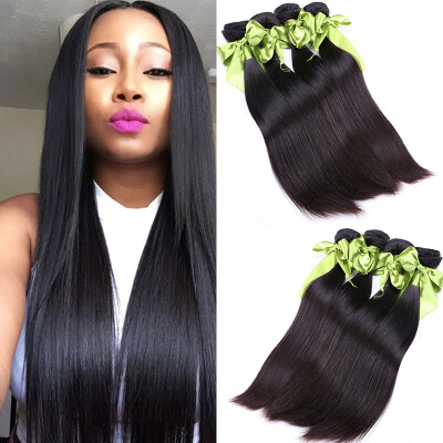 

Peruvian Virgin Hair Straight 4Bundles 7A Unprocessed Peruvian Straight Virgin Hair Rosa Hair Products 100% Human Hair Weave