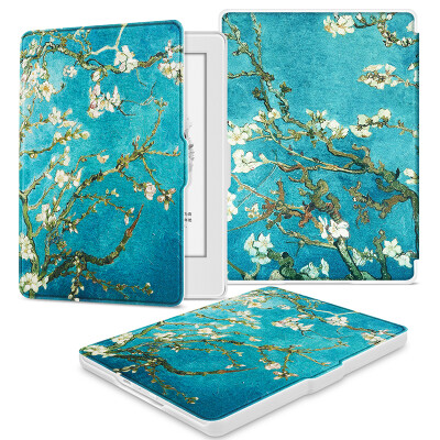 

Pottery fit Kindle 558 version of the protective cover / shell painting series new Kindle e-book sleeping leather white - Van Gogh apricot