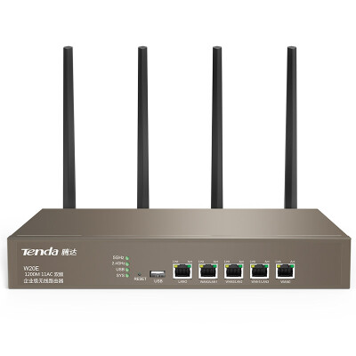 

Tenda W20E 1200M Dual-band Enterprise Wireless Router Gigabit WiFi / VPN Security Mode