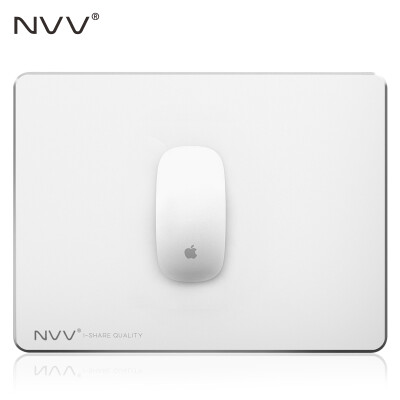 

NVV (M2L-) aluminum alloy mouse pad (large) office game gaming metal mouse pad silver