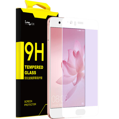 

(I-mu) Huawei P10 закаленная пленка полноэкранная анти-синяя пленка из стали высокой четкости с взрывозащитой стеклянная пленка 5,1-дюймовый белый (отправьте пленочный инструмент)