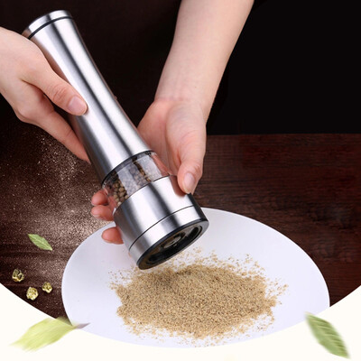 

OAK stainless steel grinder condiment box manual black pepper pepper grinder grinding seasoning bottles condiment bottles kitchen