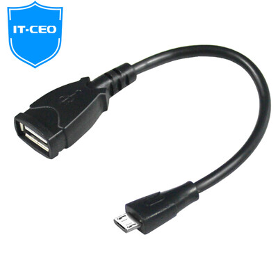 

IT-CEO V08TG-A Micro 5pin OTG адаптер данных для мобильного телефона планшетный компьютер просо окно доступа U диск / мышь интерфейс USB черный