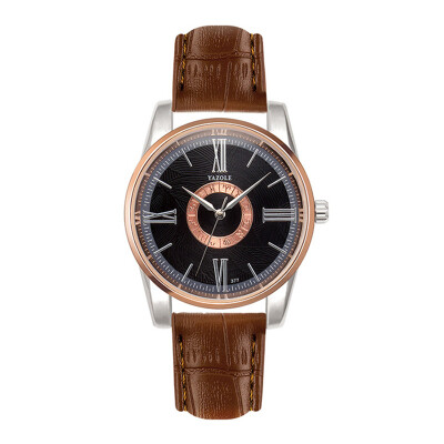 

YAZOLE Fashion Constellation Watches Men Top Brand Luxury Design Roma Male Clock Rose Gold Quartz Watch Trend Wrist Watch