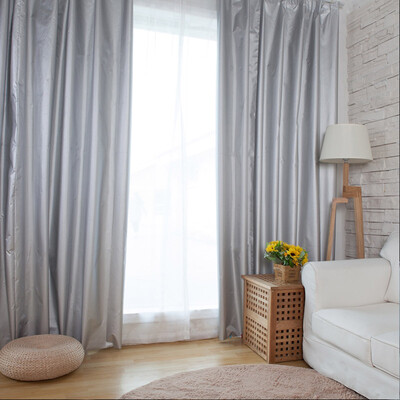 

FOOJO UV full sunblown bedroom finished curtain sunshade curtain 19 meters wide 26 meters high