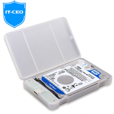 

IT-CEO W800 2,5-дюймовый Type-C мобильный жесткий диск SATA ноутбук жесткий диск USB3.0 внешний корпус SSD твердотельный жесткий диск держатель прозрачный белый