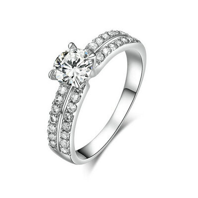 

Yoursfs zircon Ring Gold Plating Flower Ring bague Engagement anillos anel Rings for Women wedding ring