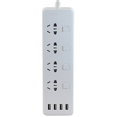 

Great Wall popular CF-U8044 full length of 18 meters four holes 4USB socket with child protection door control switch socket plug plug board drag board