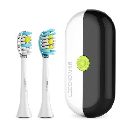 

Lebond sonic toothbrush head electric toothbrush head with 2 pcs for day time using and night time using