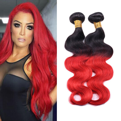 

8A Ombre Brazilian body Hair 4 Bundles body wave Brazilian Virgin Hair Mink ombre body Extensions