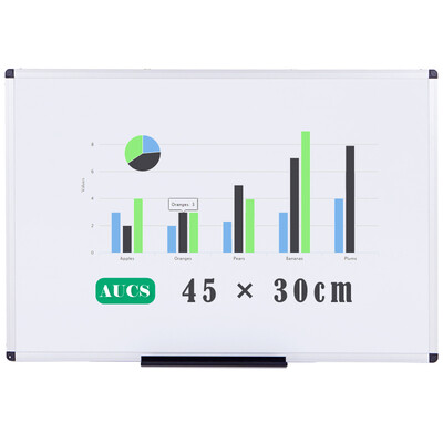 

AUCS 45 30cm magnetic whiteboard writing board office teachers with hanging white board QUR3045L