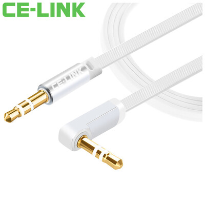 

CE-LINK 2454 AUX аудио кабеля автомобиль соединение автомобиль 5 метров плоских розового золота наушники аудио кабеля с 3,5 мм стерео аудио кабель