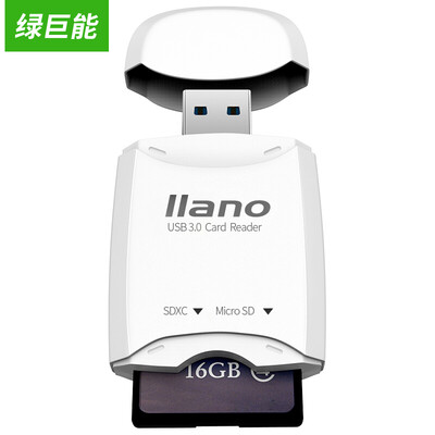 

Зеленый Juneng (Llano) высокоскоростное чтение читателя 3.0 SD ридер для чтения для чтения карт TF карт в одном виде белого LJN-CB1006
