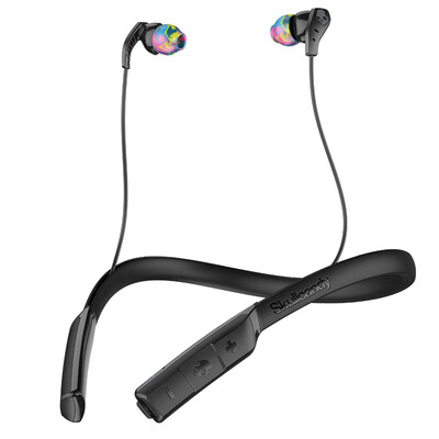 

Череп (Skullcandy) СПОСОБ БЕСПРОВОДНОЙ S2CDW-командной панели J523 спортивный черный Bluetooth беспроводной телефонные звонки