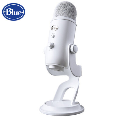 

Blue yeti snow strange USB professional condenser microphone mobile phone game live broadcast singer singing microphone microphone universal K singing it conference recording retro white