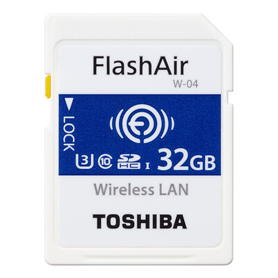 

Toshiba (TOSHIBA) 32G FlashAir fourth generation wireless LAN embedded SDHC memory card U3 Class10