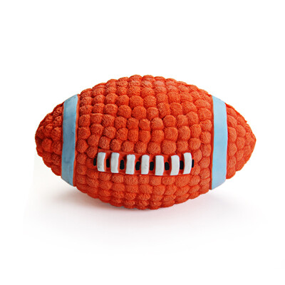 

EETOYS Large Latex Football Dog Toys Sound Cleansing Latex Ball Dog Toy Pet Toy Football