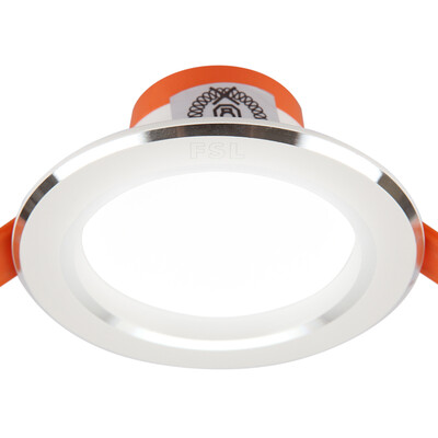 

Foshan Lighting FSL LED Downlight Ceiling Light Ventilation Aisle Decorative Light 8W4 inch dimming color white jade edge