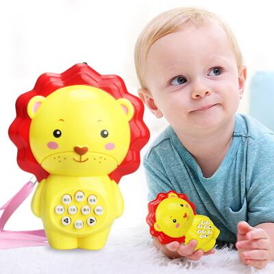 

Ao Zhi Jia AoZhiJia early childhood education puzzle early childhood learning story machine intelligence lion flashlight mini story machine toys MY9828