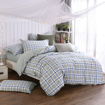 

YINGXIN Cotton printed modern pattern duvet cover with Zipper Closure1 pc twin size 155 215cm100 Cotton 200 TC