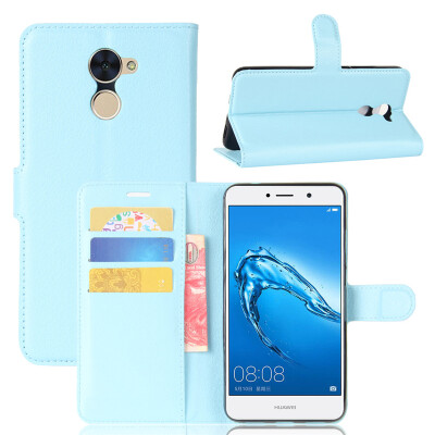 

GANGXUN Huawei Y7 Prime Case High Quality PU Leather Flip Cover Kickstand Anti-shock Wallet Case for Huawei Enjoy 7 Plus