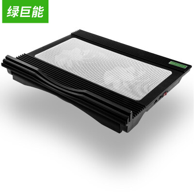 

Green can lano notebook stand computer radiator for 17 inches&below 156 inch 14 inch cooling base double fan height adjustment function G1