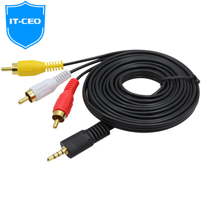 

IT-CEO 35x15mm one-third lotus head audio&video cable AV cable for millet box 2 generation enhanced version 3 3C 3S music as c1s t1s 5 meters V084R-5