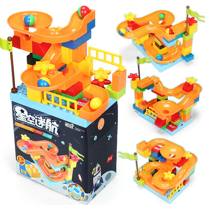 

Happy House Block F4109A 71 Star Trek Large Granule Bulk Plastic Slide Building Blocks Early Childhood Enchanting Splicing Pinning Assembling Assembling Toys Men&Girls Scenery Building Amusement Park