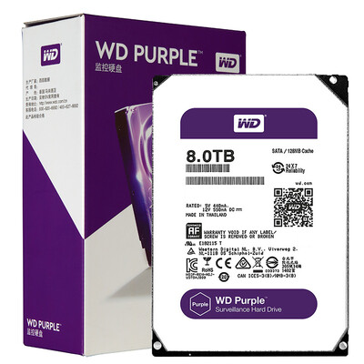 

Western Digital (WD) Фиолетовый 8TB SATA6Gb / s 128M мониторный жесткий диск (WD80PUZX)