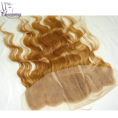 

Charming Hair Brazilian Lace Frontal Closure With Baby Hair Body Wave Honey Blonde Lace Frontal 13x4 Virgin Human Hair Frontal Pie