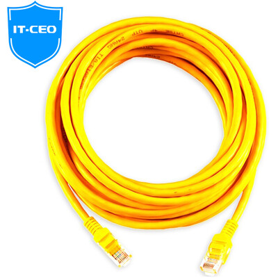 

IT-CEO V08W5-8 высокоскоростной ультра-пяти полный продукт кабель RJ45 сеть джемпер чистой медной широкополосной линии дома улучшение проекта проводки с хрустальной головой 8 метров в длину желтый