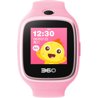 

360 children's watch 6W waterproof version of the smart camera smart Q & A anti-lost waterproof GPS positioning 360 children's watch 6W W609 waterproof color screen phone watch cherry powder