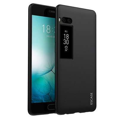

ESCASE Meizu PRO7 PLus mobile phone shell matte black soft shell all-inclusive drop-proof cover for Meizu PRO7 PLus