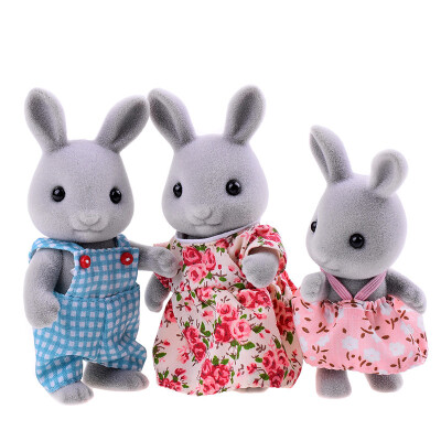 

[Jingdong Supermarket] Senbeier family girl gift home doll simulation doll doll - rabbit family SYFC14148