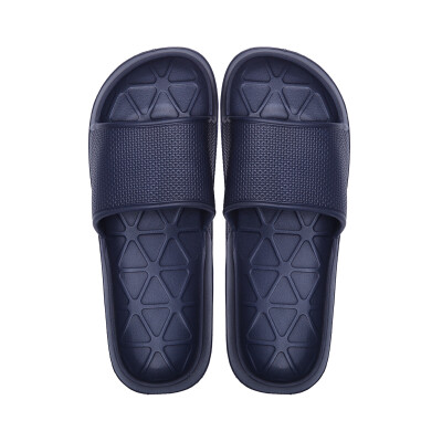 

Jingdong Supermarket Hommy home light door bathroom slippers light soft bottom bath cooler slippers male models deep blue 41-42 HM1585